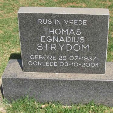 STRYDOM Thomas Egnadius 1937-2001