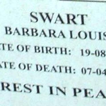 SWART Barbara Louisa 1937-1997