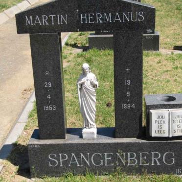 SPANGENBERG Martin Hermanus 1953-1994