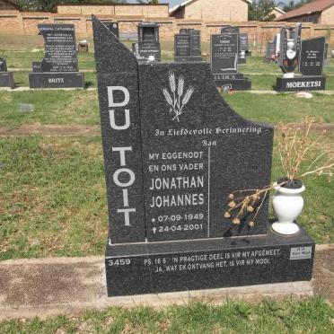 TOIT Jonathan Johannes, du 1949-2001