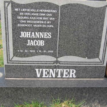 VENTER Johannes Jacob 1930-2000