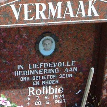 VERMAAK Robbie 1974-1997