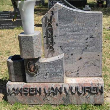 VUUREN Doreen Sylvia, Jansen van 1946-1994