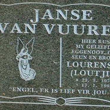 VUUREN Lourens L., Janse van 1970-1996