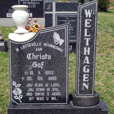 WELTHAGEN Christo 1953-1999