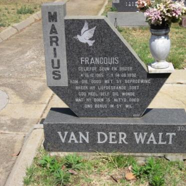 WALT Francouis, van der 1965-1992