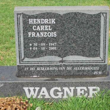 WAGNER Hendrik Carel Franzois 1947-2001
