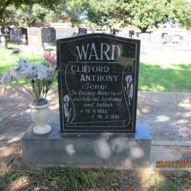 WARD Clifford Anthony 1935-1991