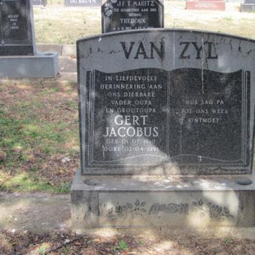 ZYL Gert Jacobus, van 1910-1991