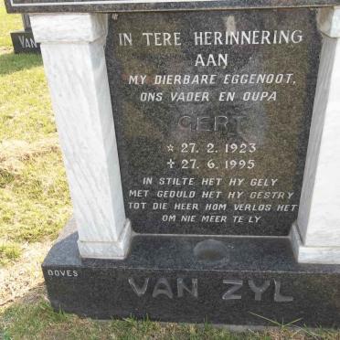 ZYL Gert, van 1923-1995