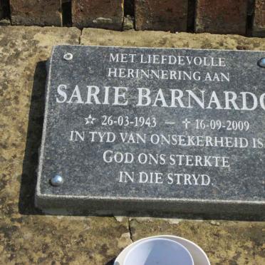 BARNARDO Sarie 1943-2009