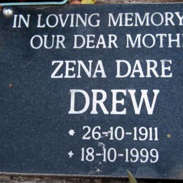 DREW Zena Dare 1911-1999