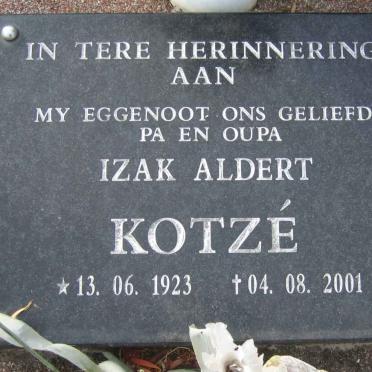 KOTZÉ Izak Aldert 1923-2001