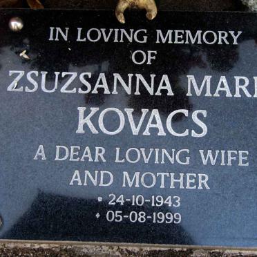 KOVACS Zsuzsanna Maria 1943-1999