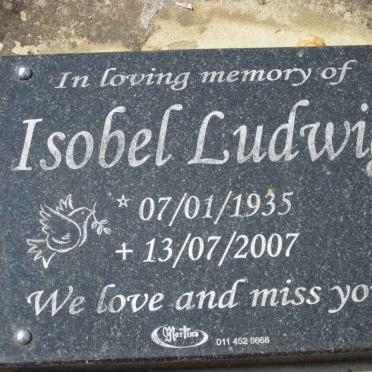 LUDWIG Isobel 1935-2007
