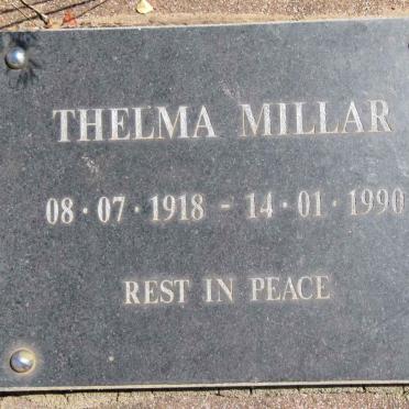 MILLAR Thelma 1918-1990