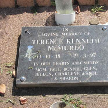 McMURDO Terence Kenneth 1948-1997