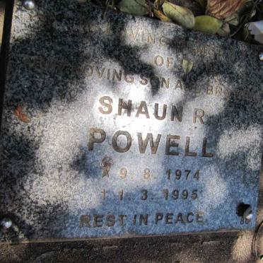 POWELL Shaun R. 1974-1995