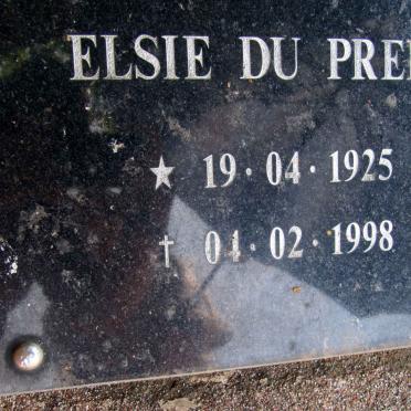 PREEZ Elsie, du 1925-1998
