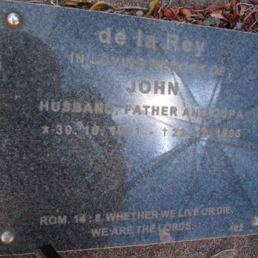 REY John, de la ??-1995
