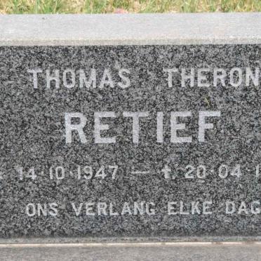 RETIEF Thomas Theron 1947-1994