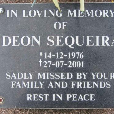 SEQUIRA Deon 1976-2001