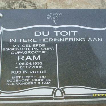 TOIT Ram, du 1932-2005