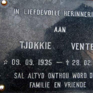 VENTER Tjokkie 1935-1999