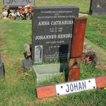 ? Johannes Hendrik 1946- &amp; Anna Catharina 1950-2001