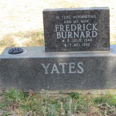 YATES Frederick Burnard 1948-1992