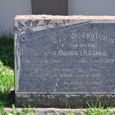 ERASMUS Elsie Fransina 1907-1932