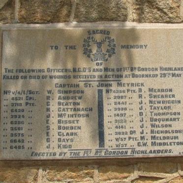 6. Men of 1st Bn. Gordon Highlanders -1900