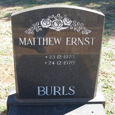 BURLS Matthew Ernst 1970-1970