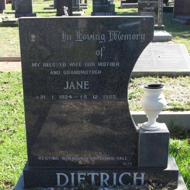 DIETRICH Jane 1924-1985