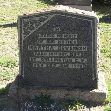 DEVENISH Martha 1854-1928