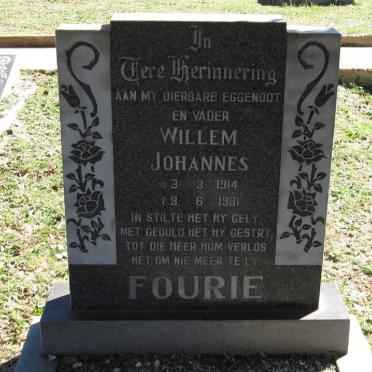 FOURIE Willem Johannes 1914-1981