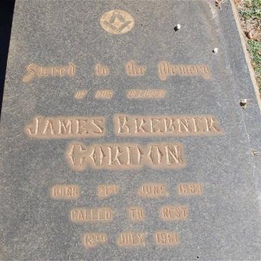 GORDON James Brebner 1983-1961