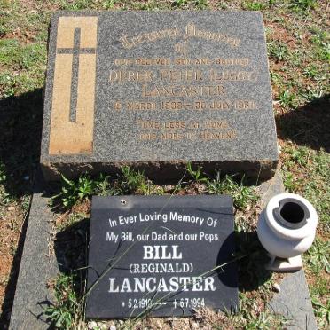 LANCASTER Derek Peter 1933-1960 :: LANCASTER Reginald 1910-1994