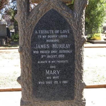 MURRAY James -1959 &amp; Mary -1981