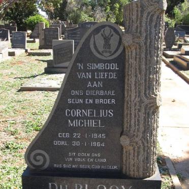 PLOOY Cornelius Michiel, du 1945-1964