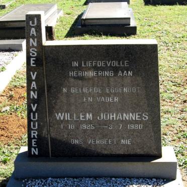 RENSBURG Willem Johannes, Janse van 1925-1980
