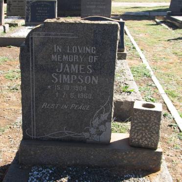 SIMPSON James 1904-1960