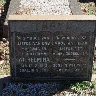 THEYS Wilhelmina 1913-1996