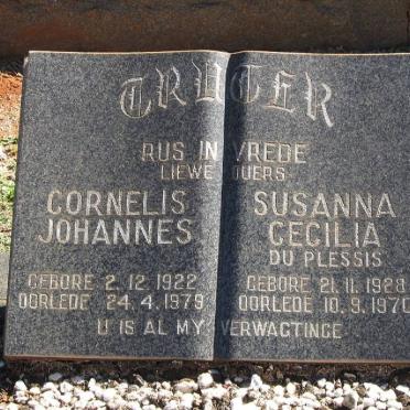 TRUTER Cornelius Johannes 1922-1979 &amp; Susanna Cecilia DU PLESSIS 1928-1970