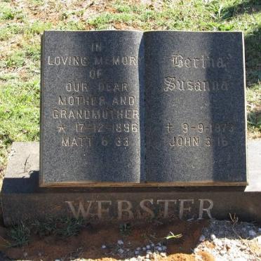 WEBSTER Bertina Susanna -1973
