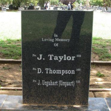 TAYLOR J. :: THOMPSON D. :: URGUHART J.