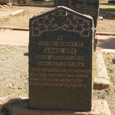 DRY Annie 1864-1918