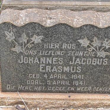 ERASMUS Johannes Jacobus 1941-1941