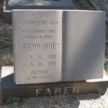 FABER Tjeerd 1915-1991