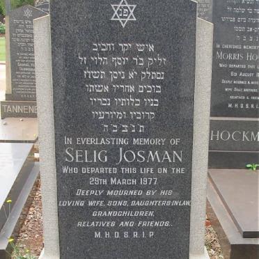 JOSMAN Selig -1977